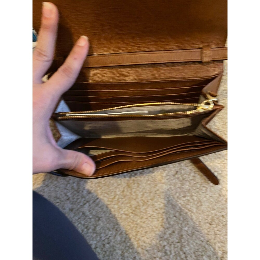 Leather Ralph Lauren crossbody/clutch - Picture 2 of 2